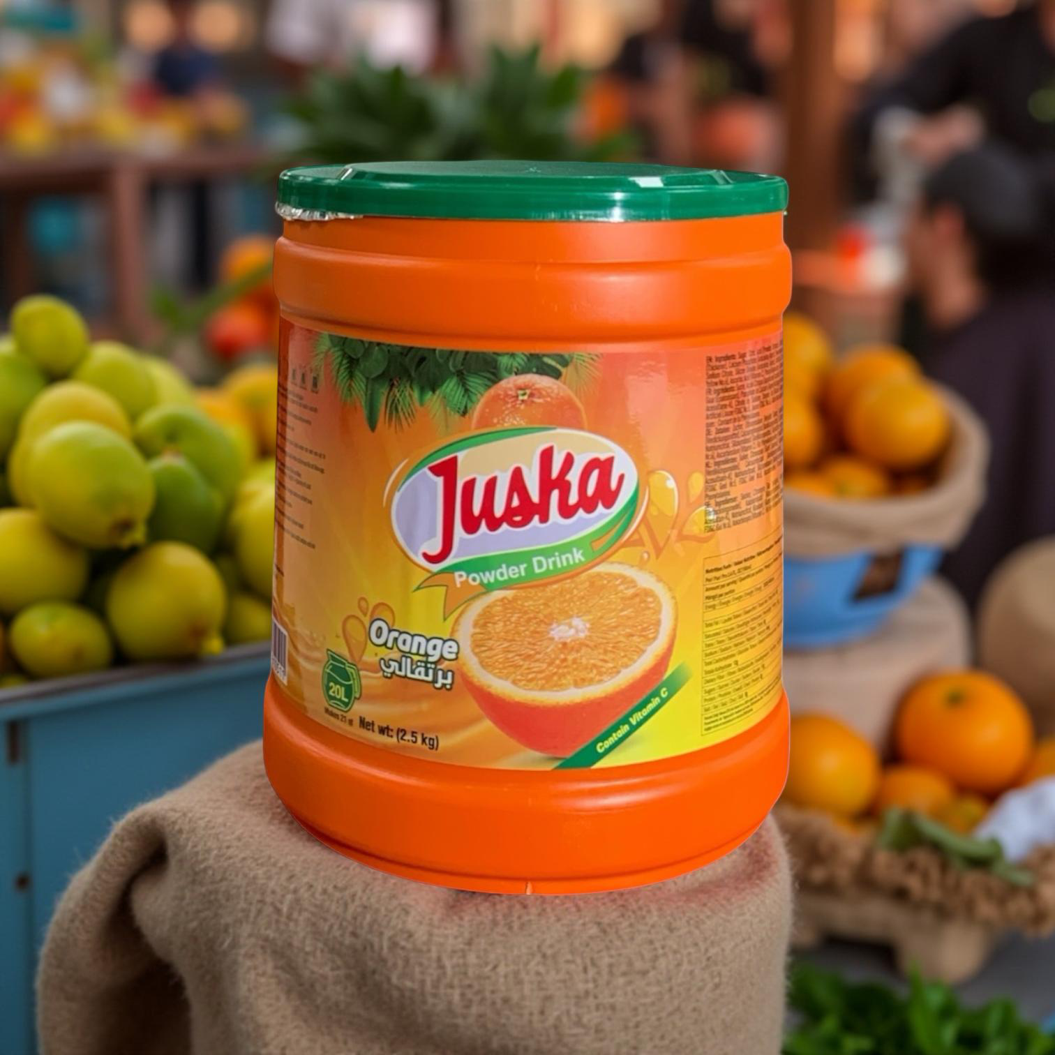 Juska Powder Drink – Orange (2,5 kg)