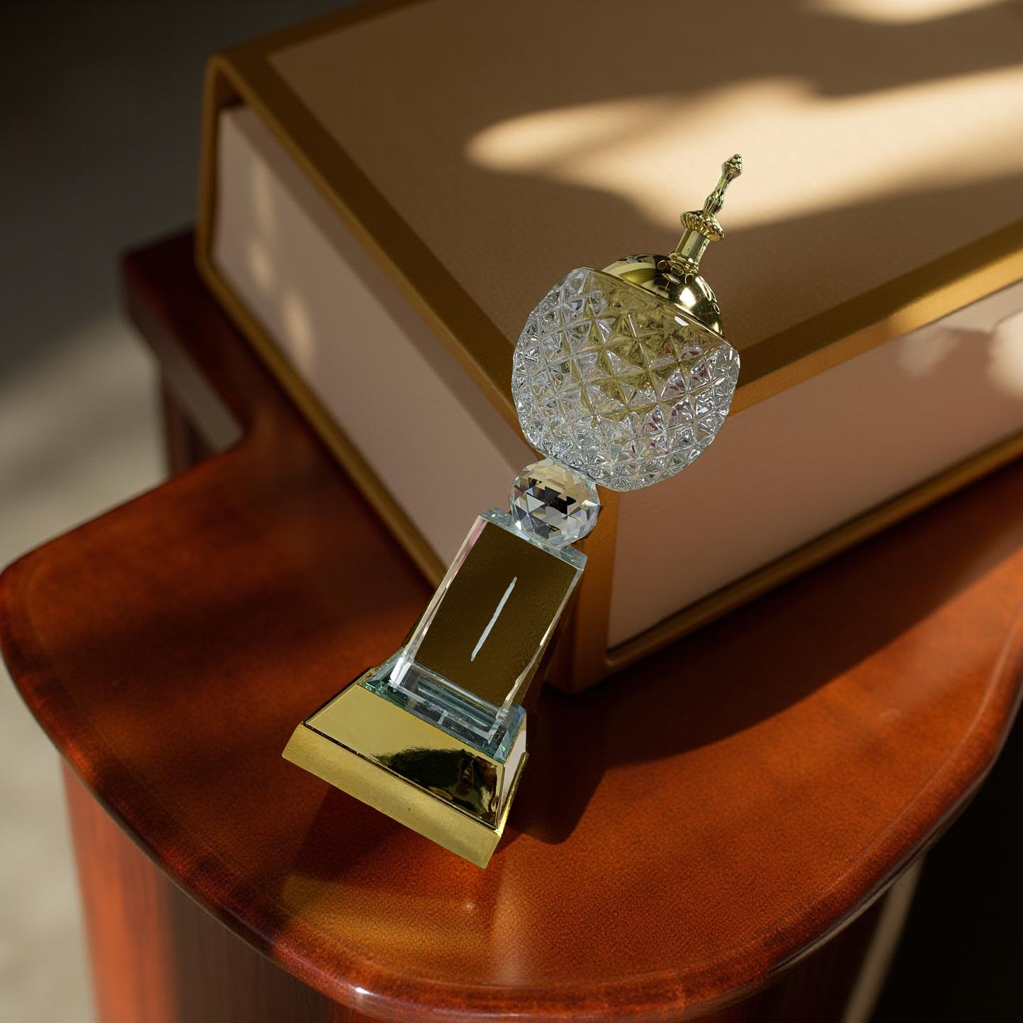 Kristall-Gold Mabkhara – Luxus-Räuchergefäß