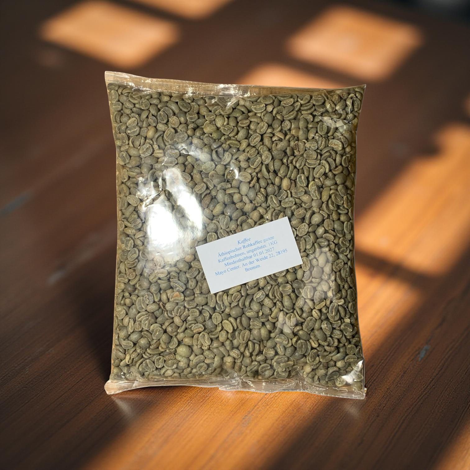 Äthiopischer Rohkaffee – Ganze Bohnen (1 kg)