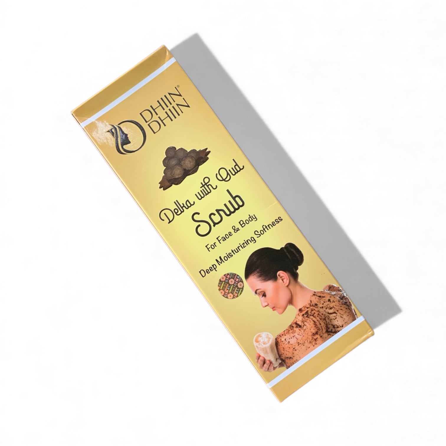 Delka mit Oud Körperpeeling Luxus Scrub für Körper