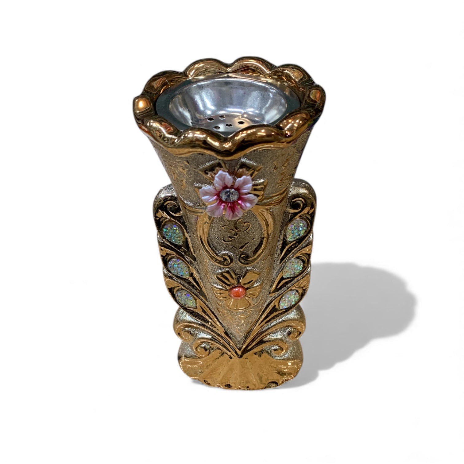 Luxus-Bakhoor-Brenner (Gold · Ornament)