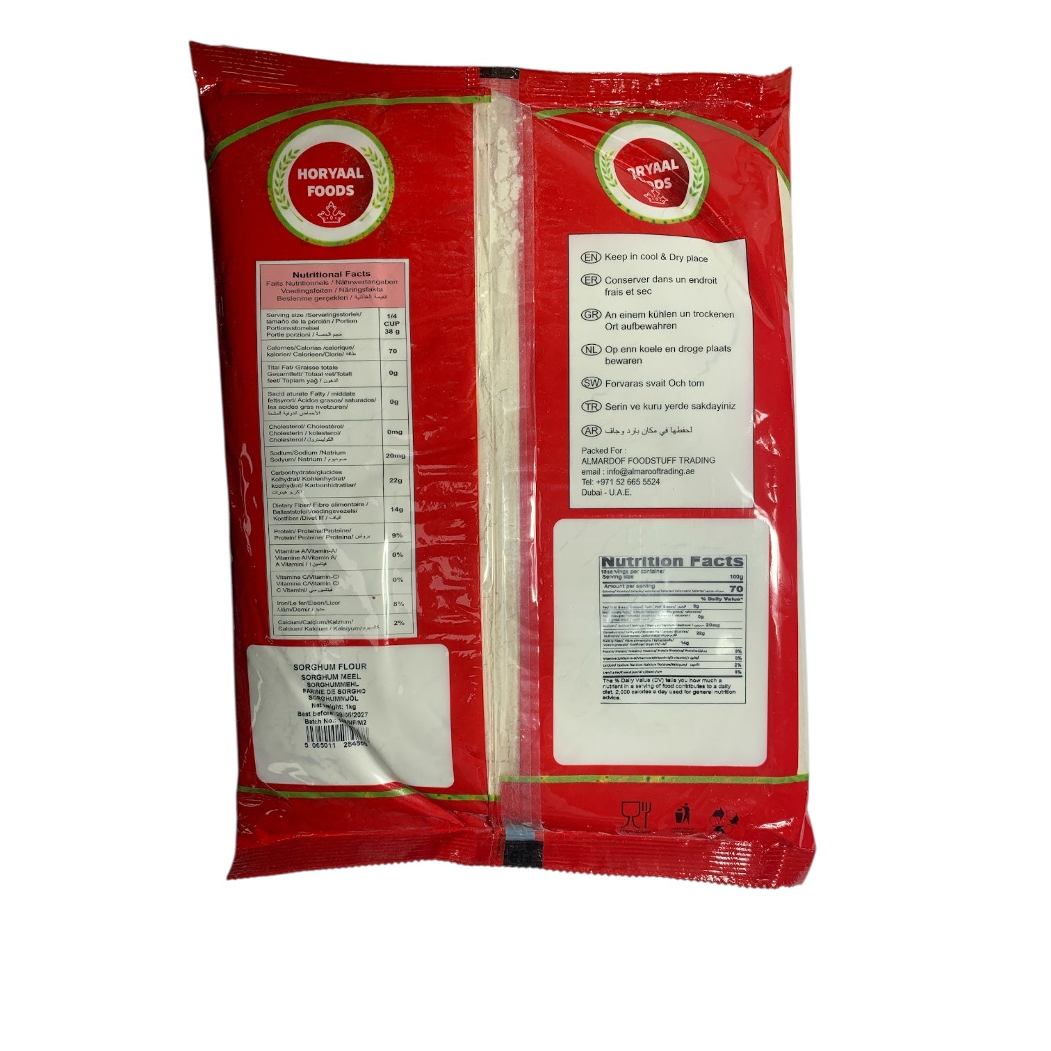 Sorghum Flour (Sorghummehl) – 1 kg