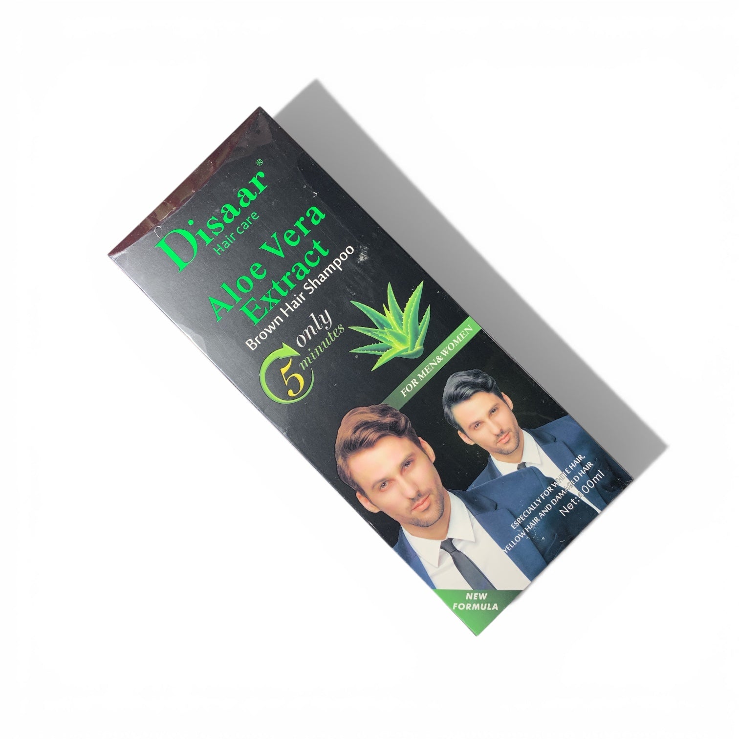 Aloe Vera Extract Brown Hair Shampoo – Braun-Tönung in nur 5 Minuten