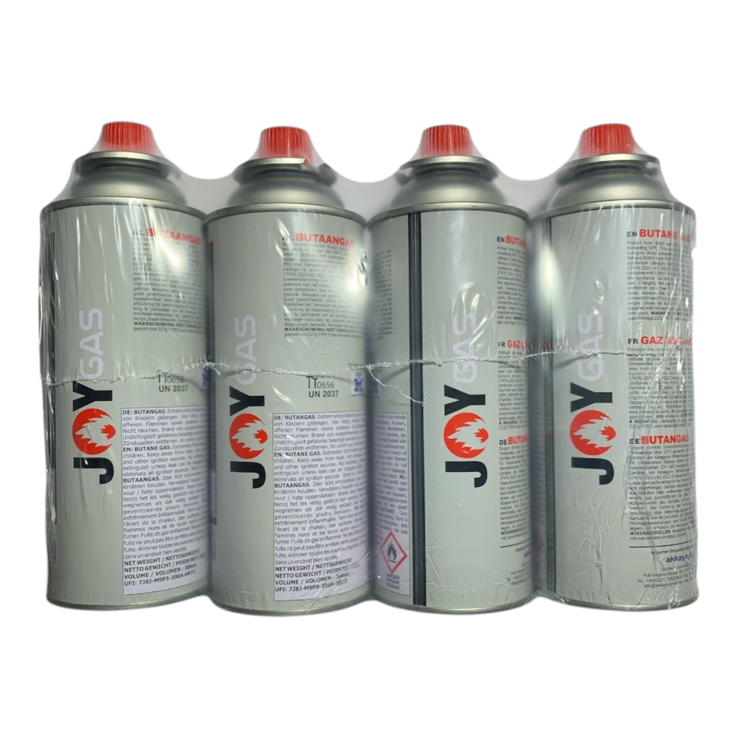JOY GAS — Butan-Gas (4er-Pack)