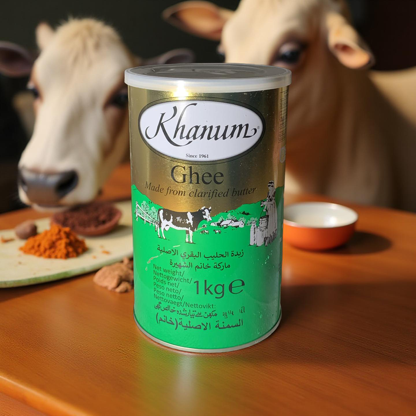 KHANUM Ghee – Originale Klarbutter (1 kg)