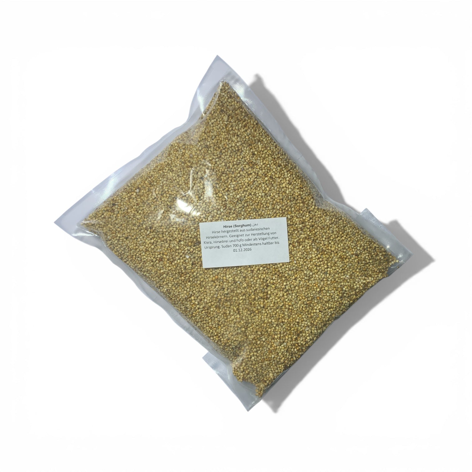 Sudanesische Hirse (Sorghum) – ganzes Hirsekorn