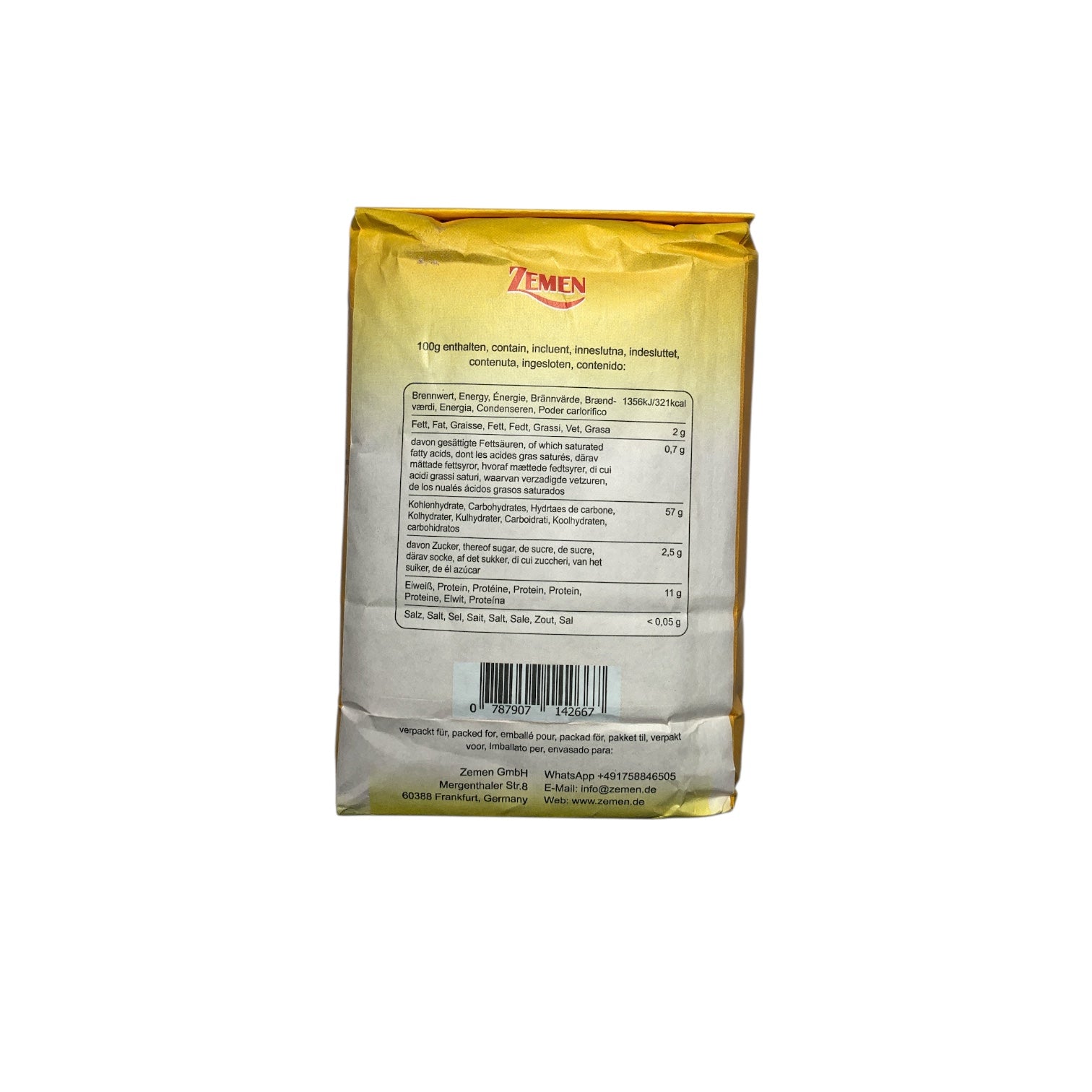 Zemen Teffmehl (braun) – 1.000 g