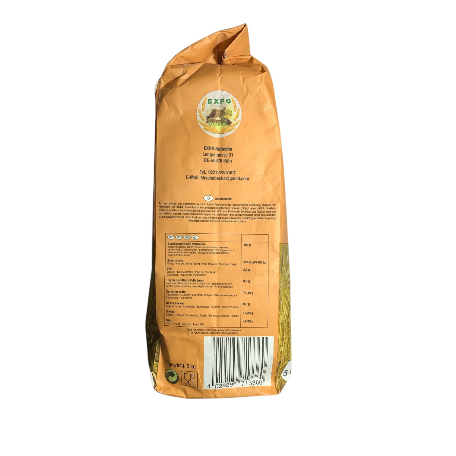 EXPO Gerstenmehl – 5 kg