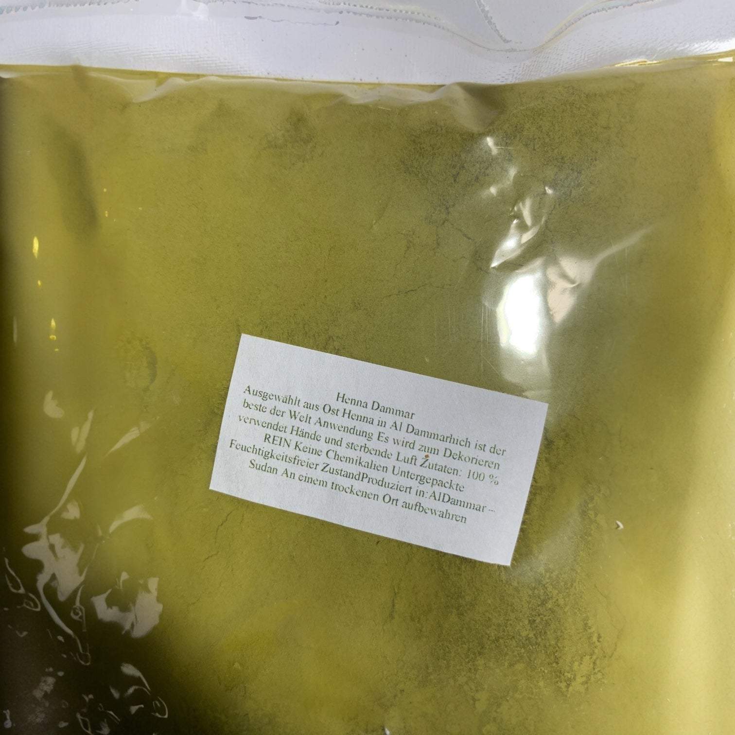 Henna Dammar – 100% Reines Henna-Pulver