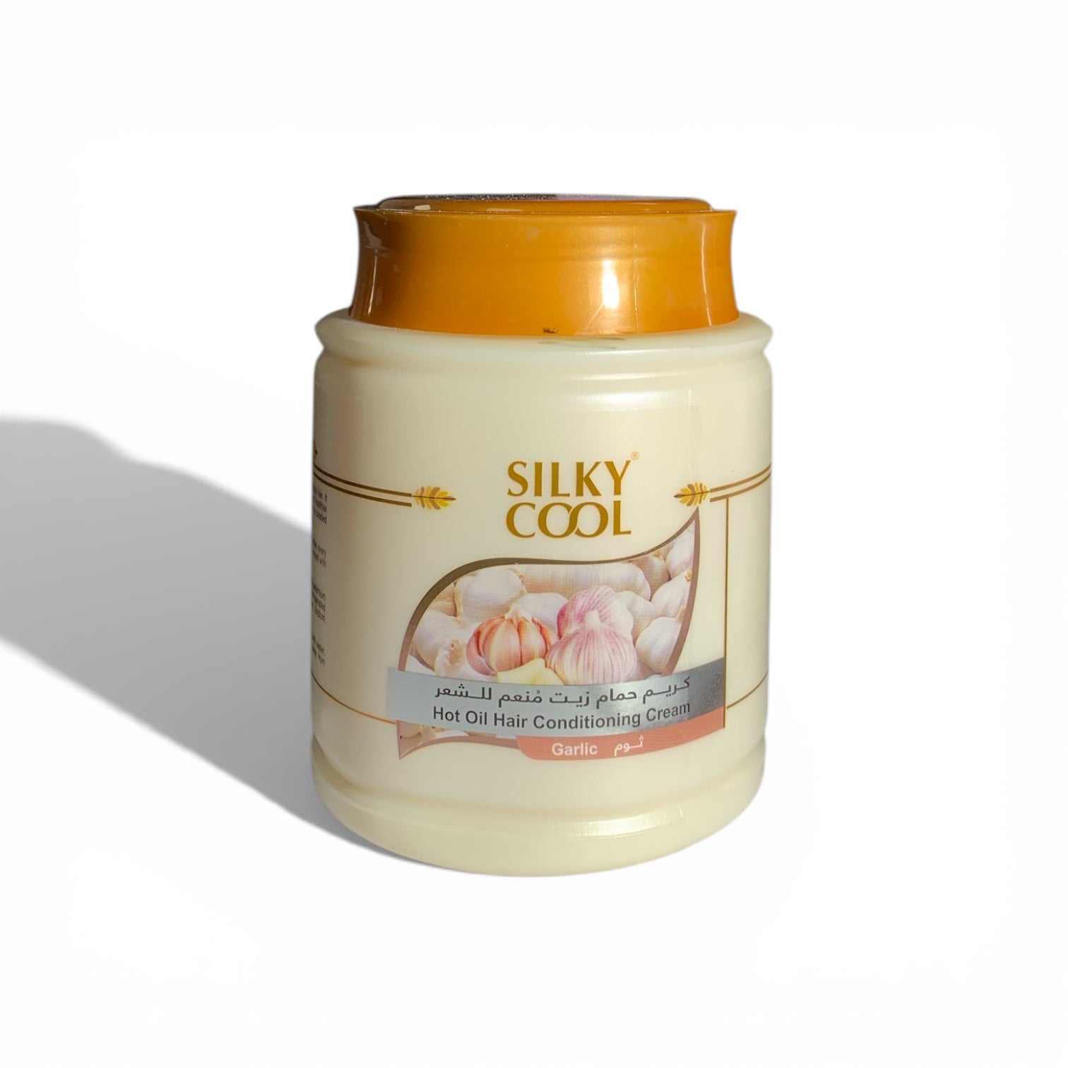 SILKY COOL – Hot Oil Hair Conditioning Cream – Garlic