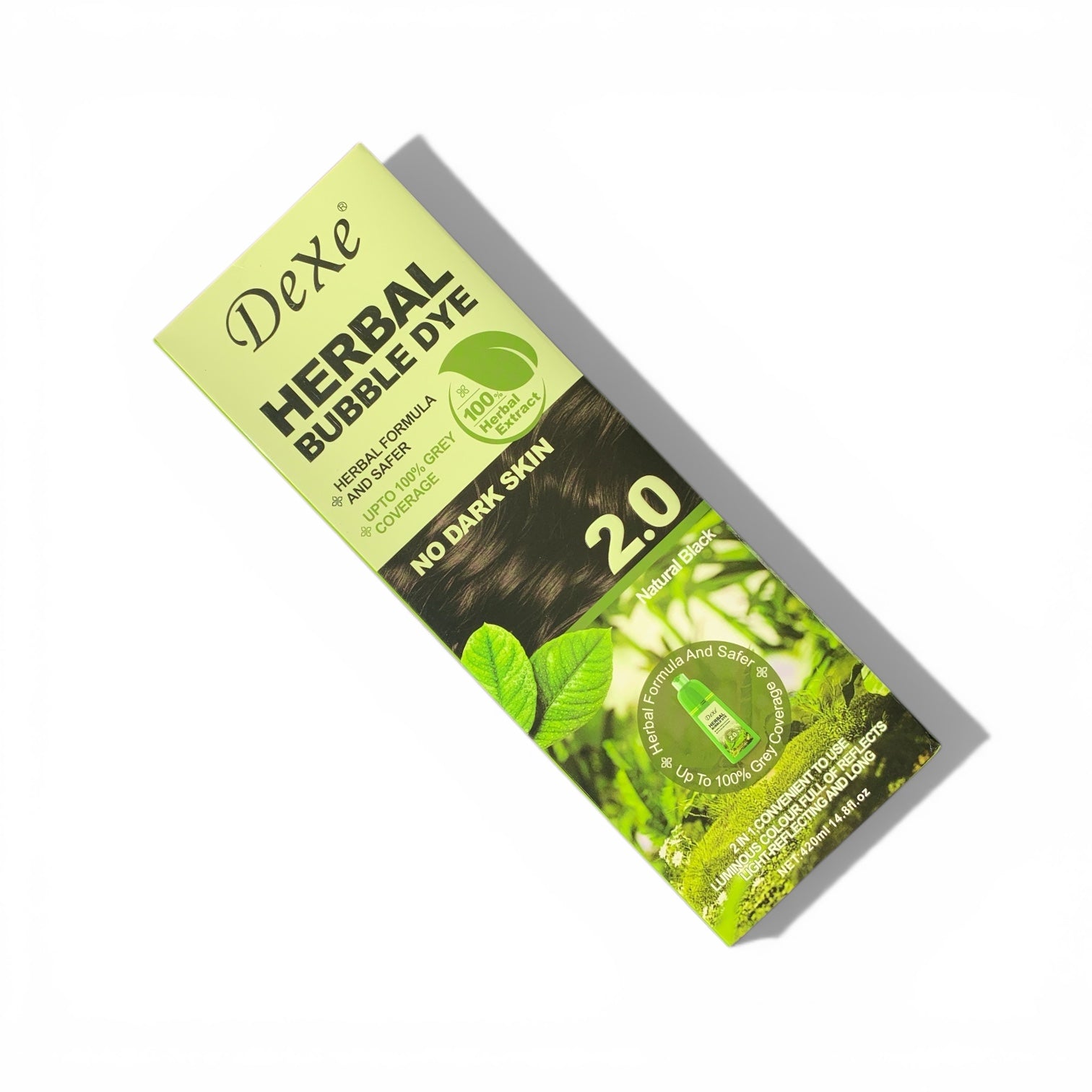 Herbal Bubble Dye 2.0 – Haarfarbe Natur Schwarz