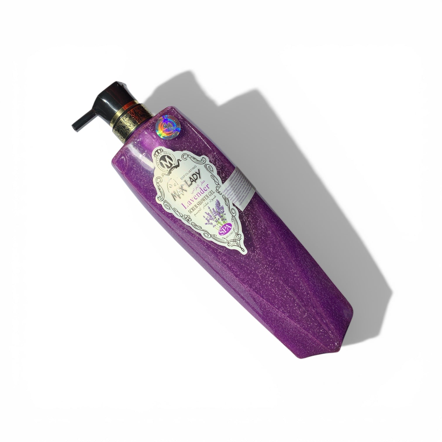 Lavender Scrub Shower Gel – Duschgel mit Peeling-Effekt (mit Pumpe)