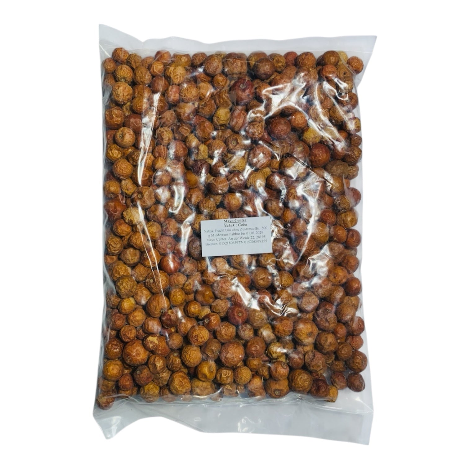 Nabak (Gaba) – Ganze Trockenfrüchte · 500 g